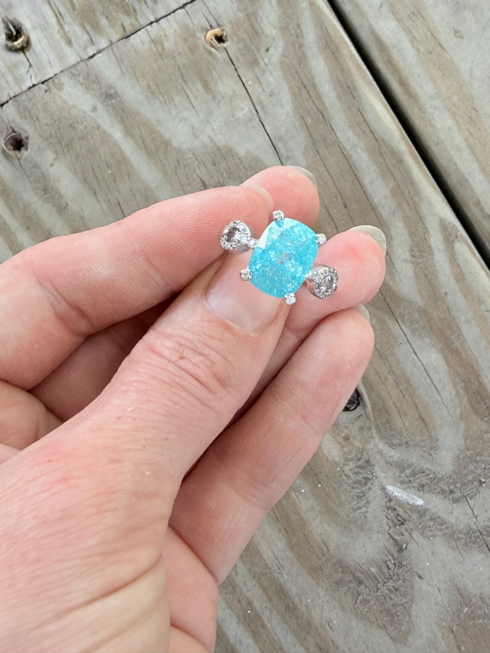 Triumphal Grace, BP ring - Blue Topaz
Ice Crystal